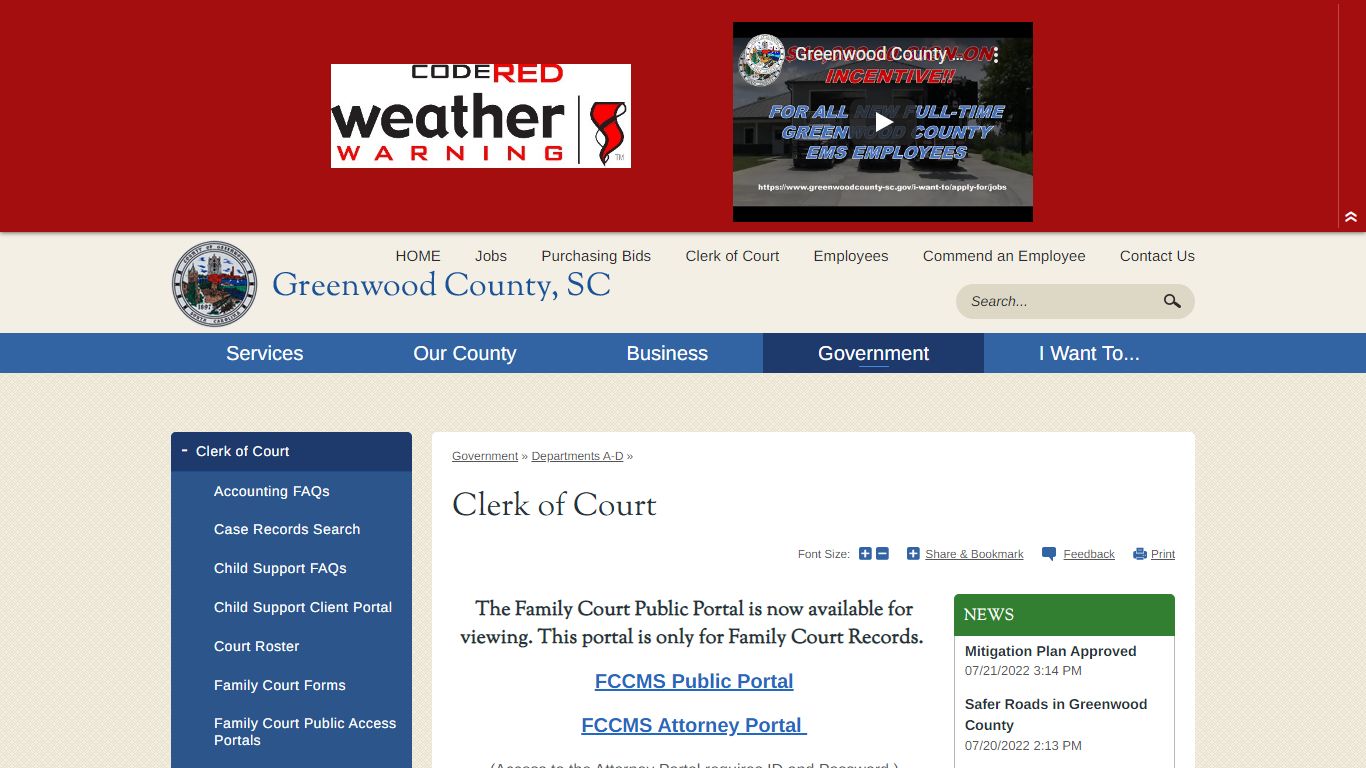 Clerk of Court | Greenwood County, SC